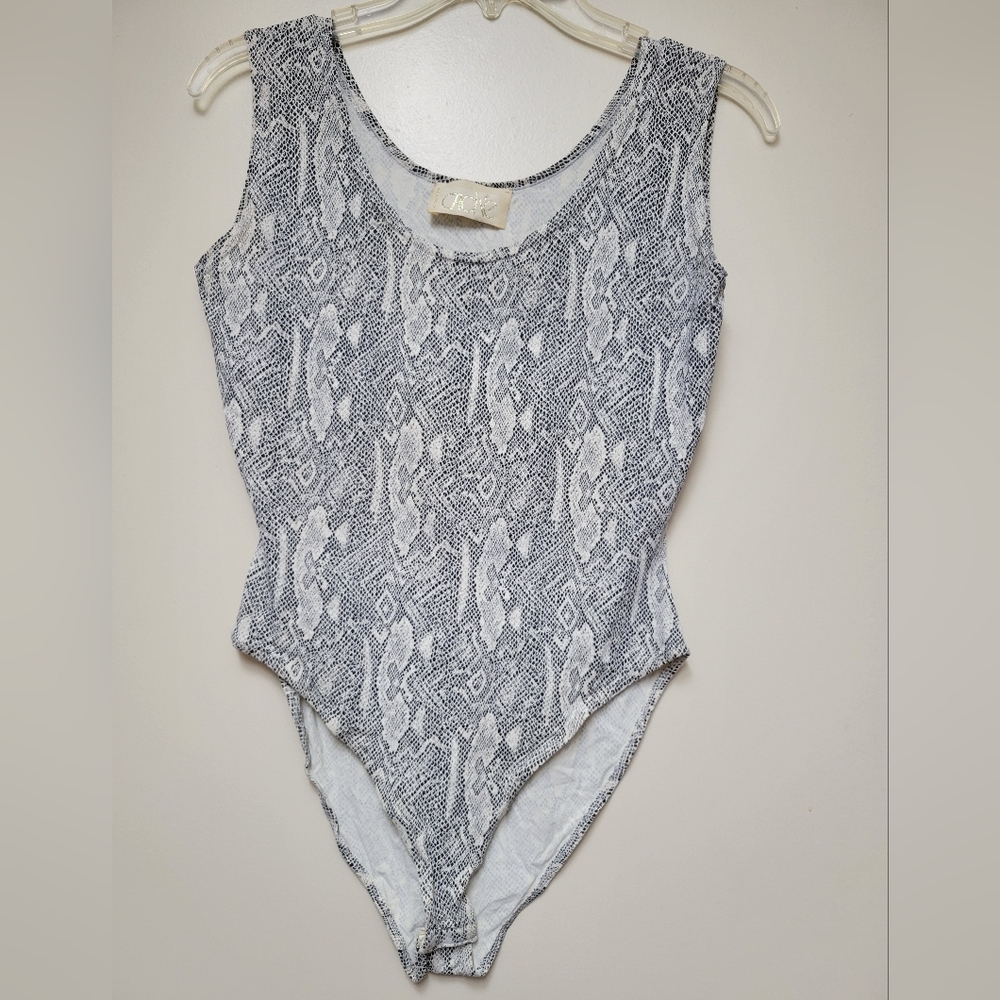 Cache Snake print Bodysuit
